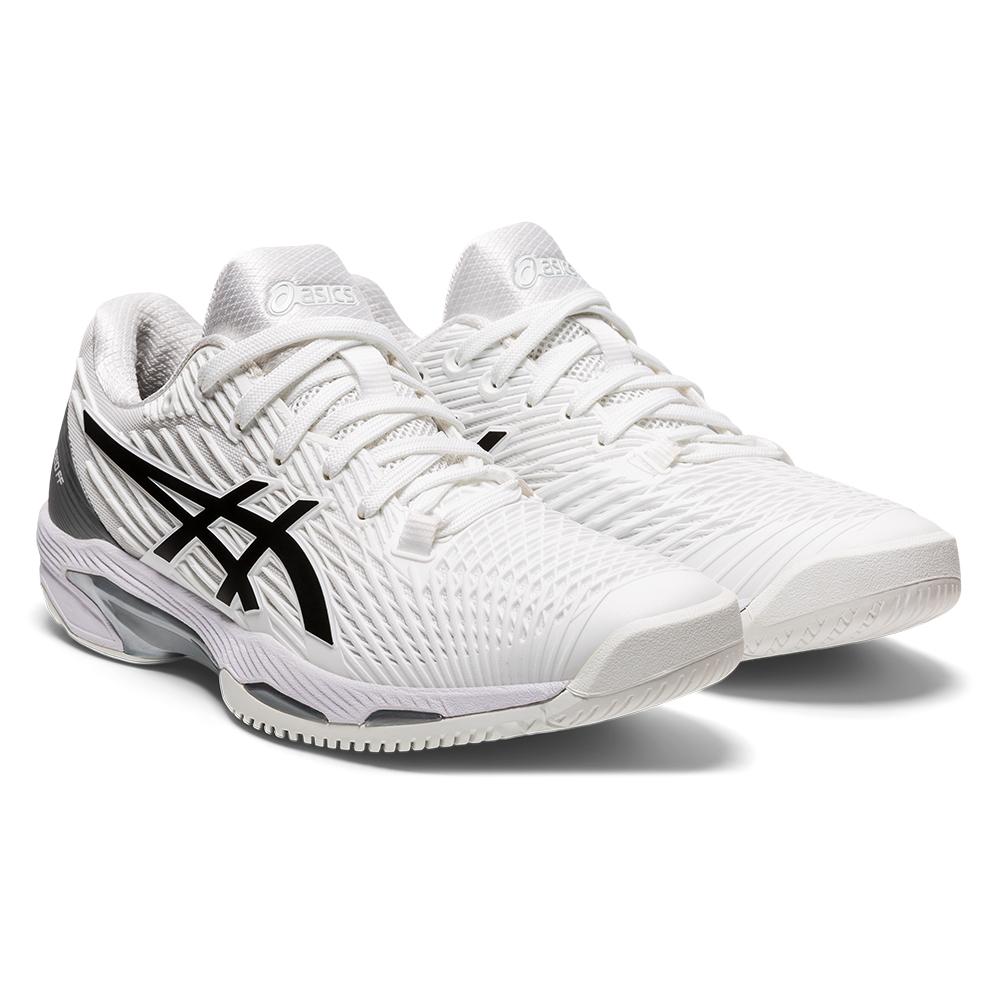 ASICS Women`s Tennis Shoes | Solution Speed FF 2 in White & Black | Tennis  Express