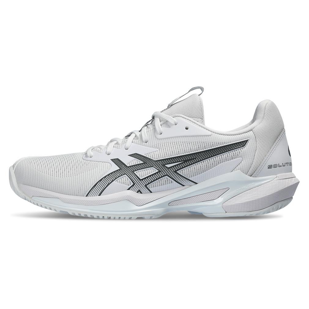 ASICS Women`s Solution Speed FF 3 Tennis Shoes White and Metropolis