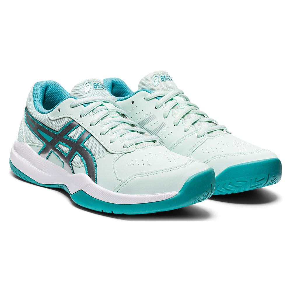 ASICS Juniors` GEL-Game 7 GS Tennis Shoes Bio Mint and Pure Silver | Tennis  Express | 1044A008-301