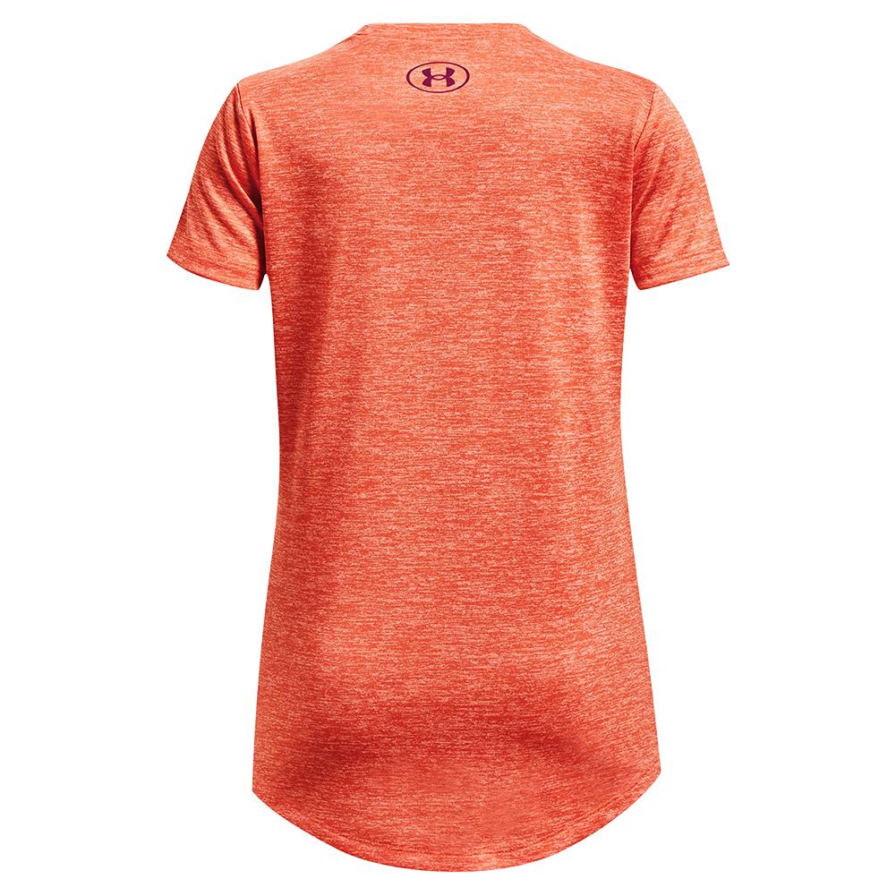 Under Armour Womens Tech Twist Short Sleeve T-Shirt - Orange