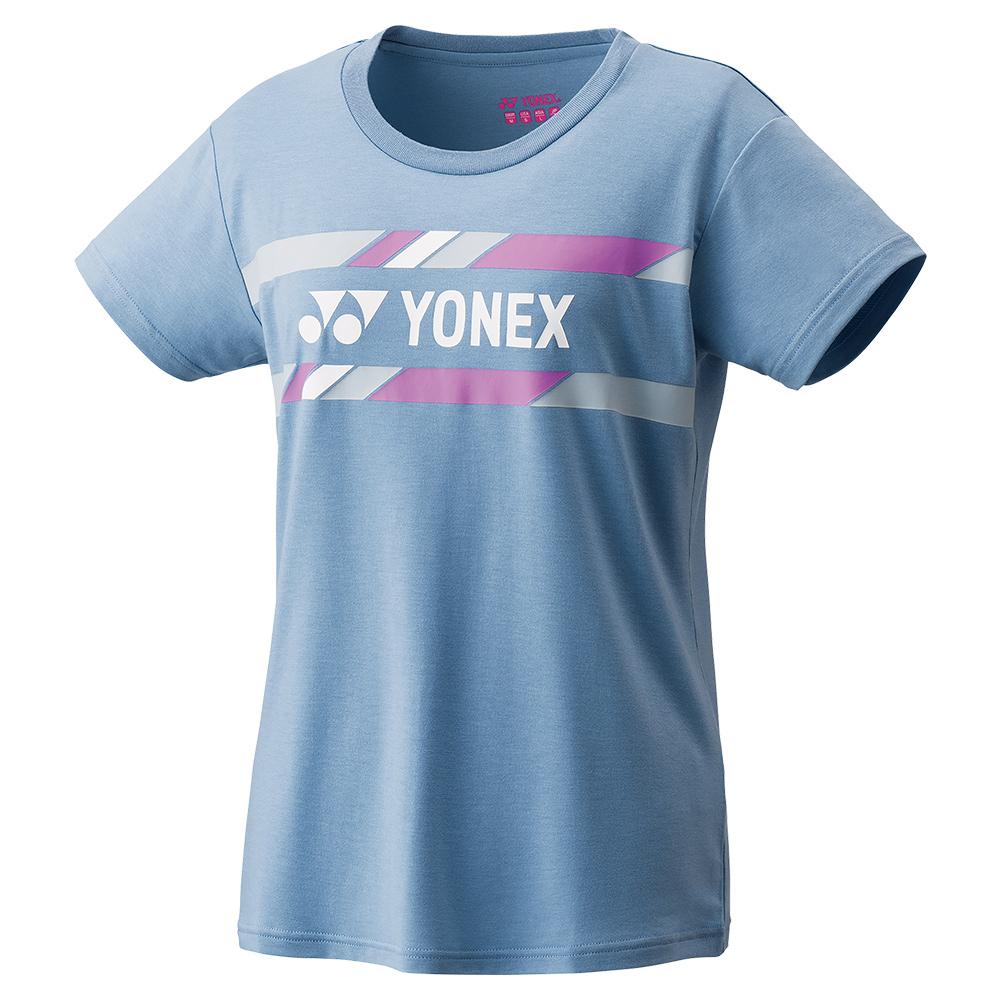 Yonex Women's Practice Tennis T-Shirt in Mist Blue