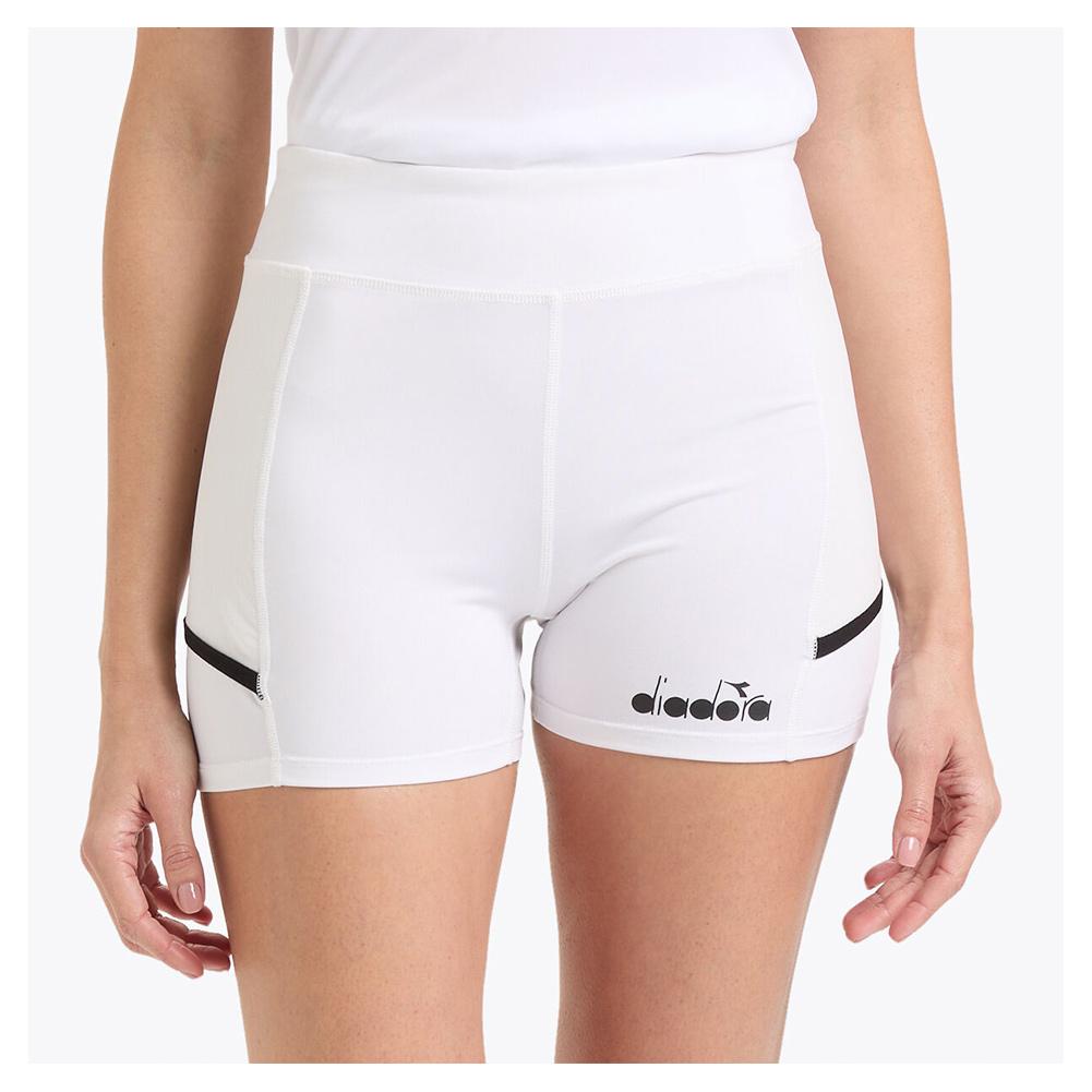 Diadora Women`s Tennis Shorts with Tight Pocket