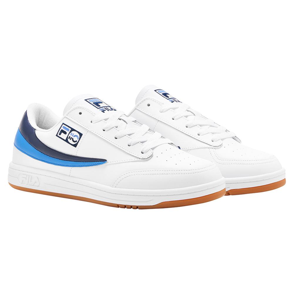 Fila Unisex 88 110 Low Top Tennis Shoes White and Fila Navy
