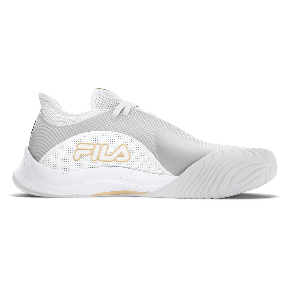 Fila Men`s Mondo Forza Tennis Shoes White and Grey