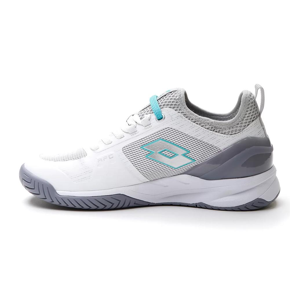 Lotto Women`s Mirage 200 Speed Tennis Shoes All White and Green