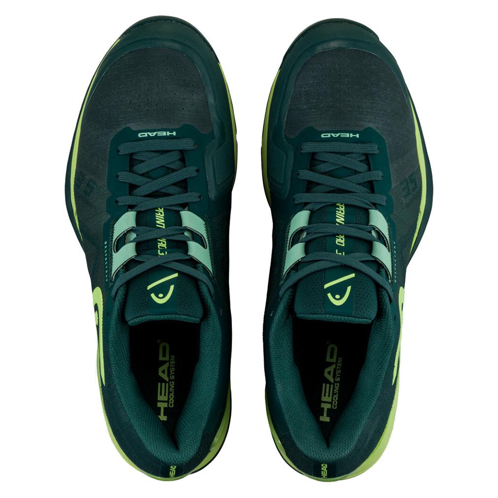 HEAD Men`s Sprint Pro 3.5 Tennis Shoes Forest Green and Light Green