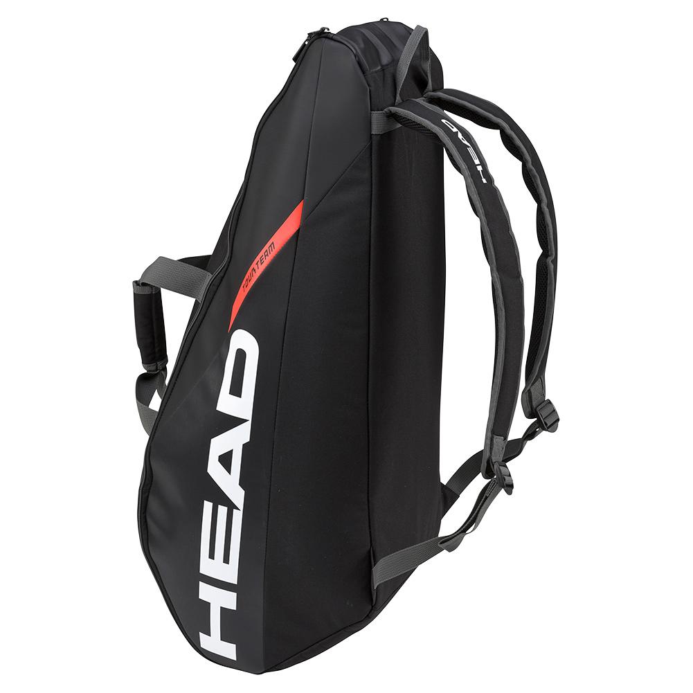 HEAD Tour Team 6R Tennis Bag Black and Orange