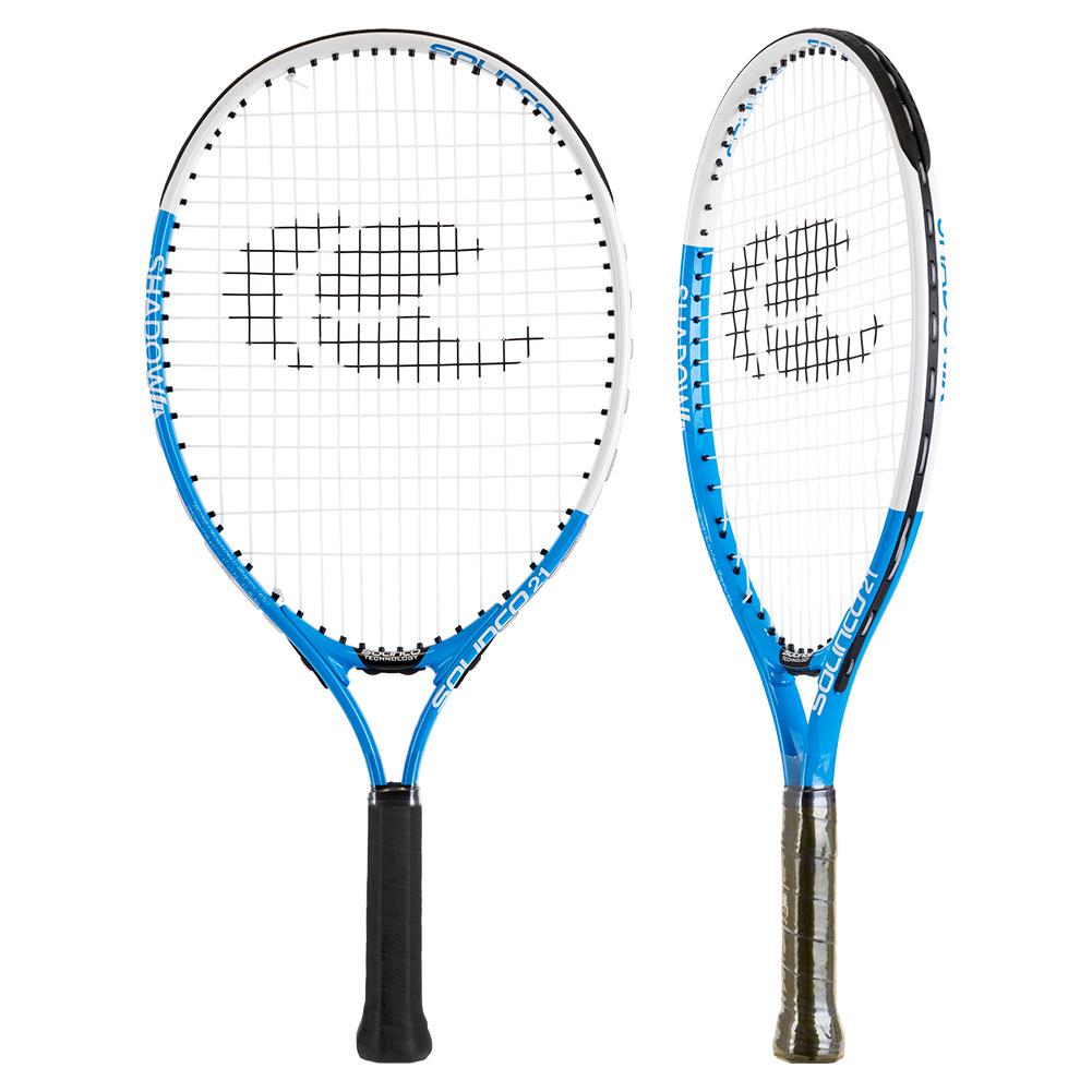 Solinco Shadow 21 Inch Aluminum Junior Racquet White and Blue