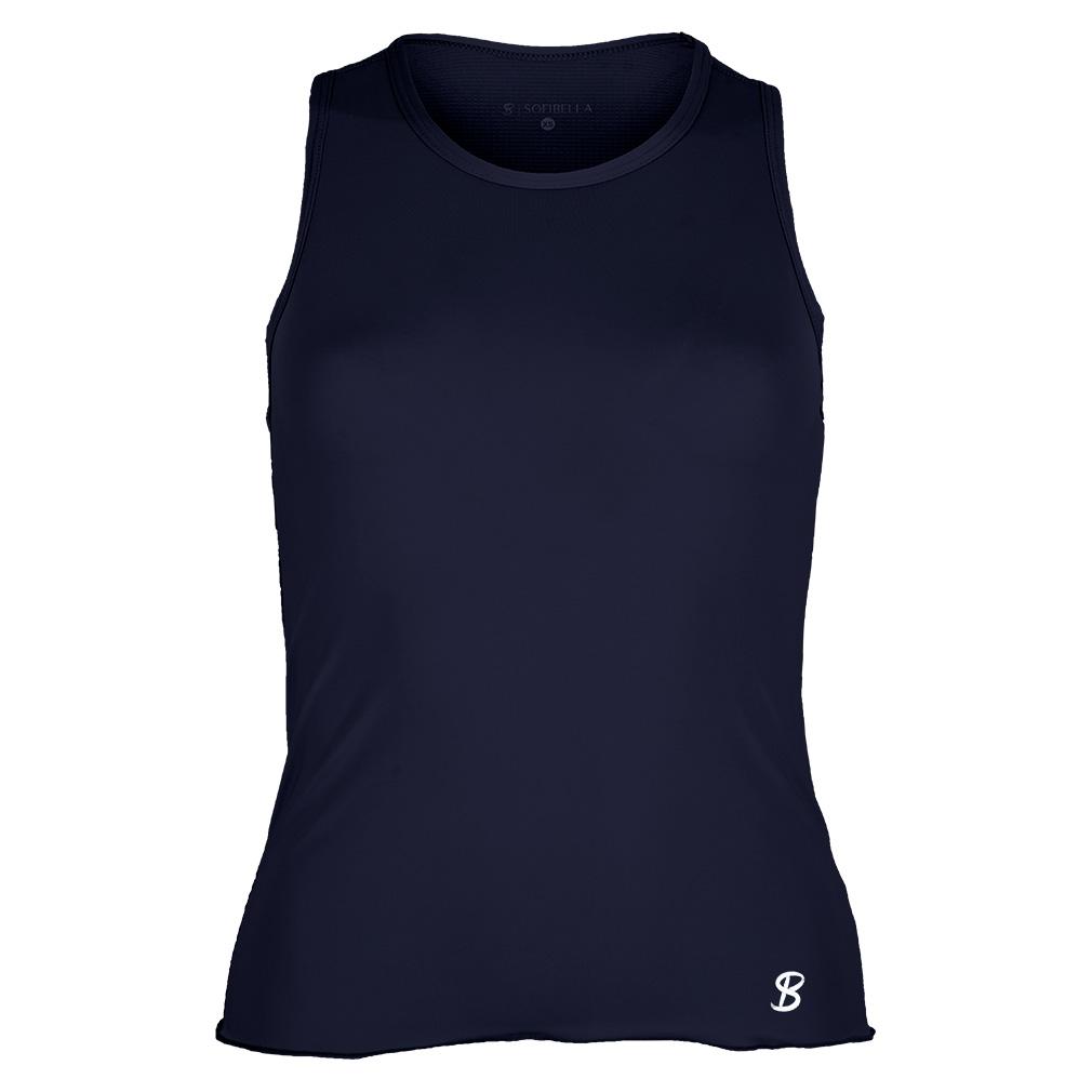 Sofibella Women`s Bella Lite Tank Tie Navy