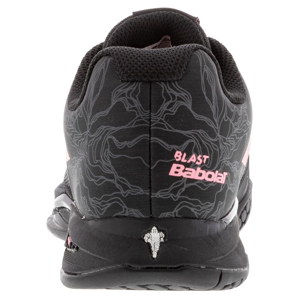 Babolat Women`s Propulse Blast All Court Tennis Shoes Black and Geranium  Pink | Tennis Express | 31F20447-2014