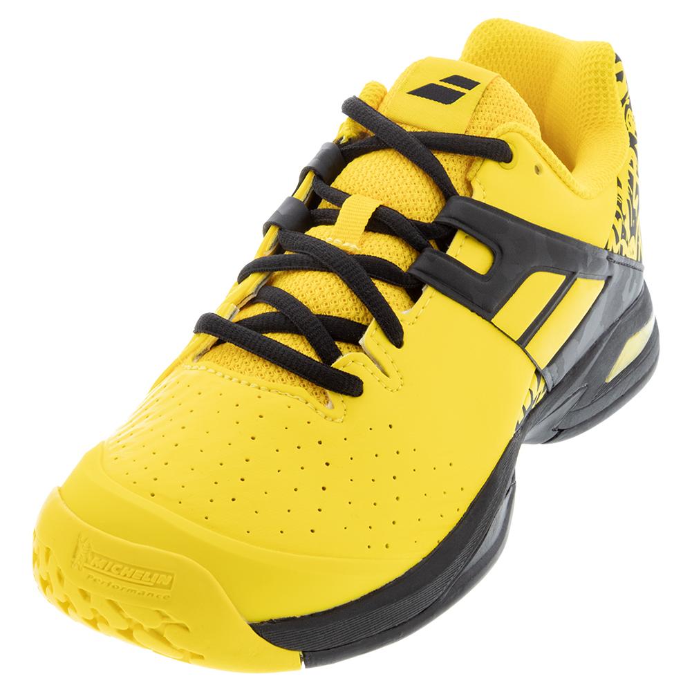 Babolat Juniors` Propulse All Court Tennis Shoes Lemon Chrome | Tennis ...