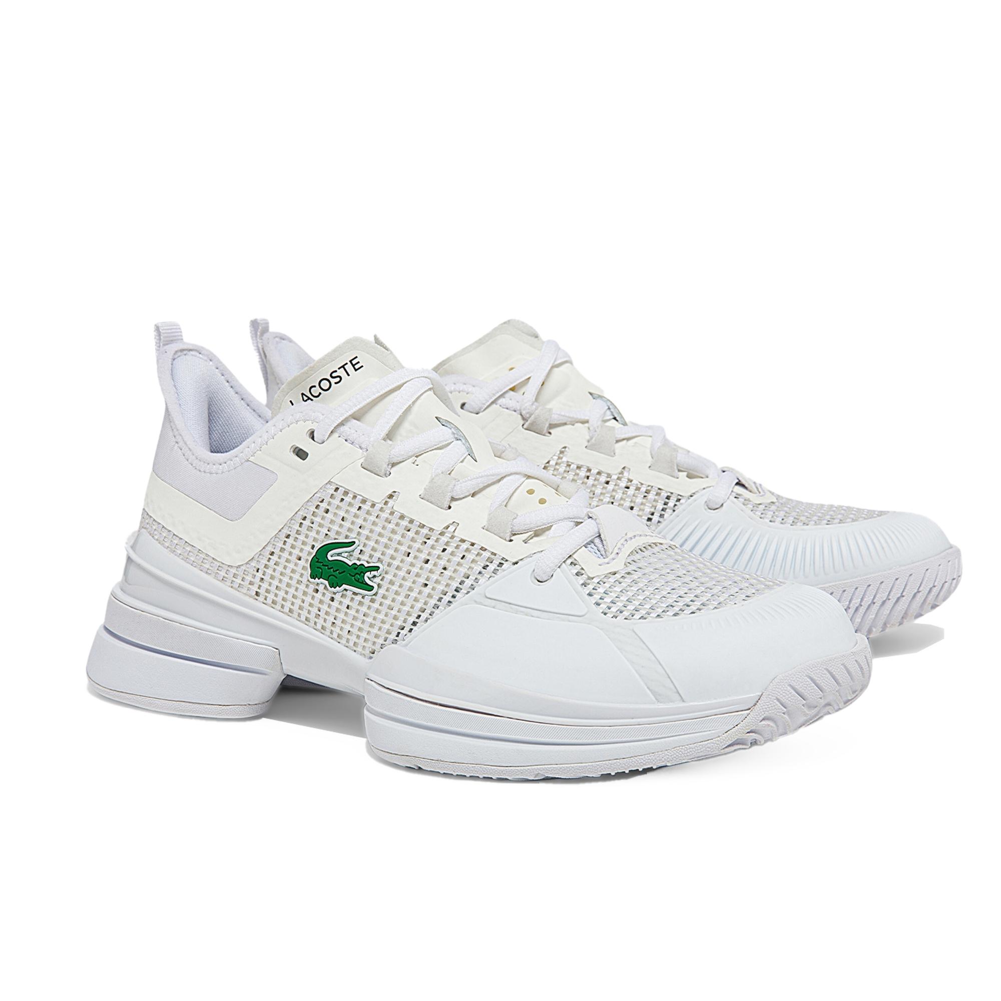 Lacoste Women`s AG-LT Ultra Clay Tennis Shoes White