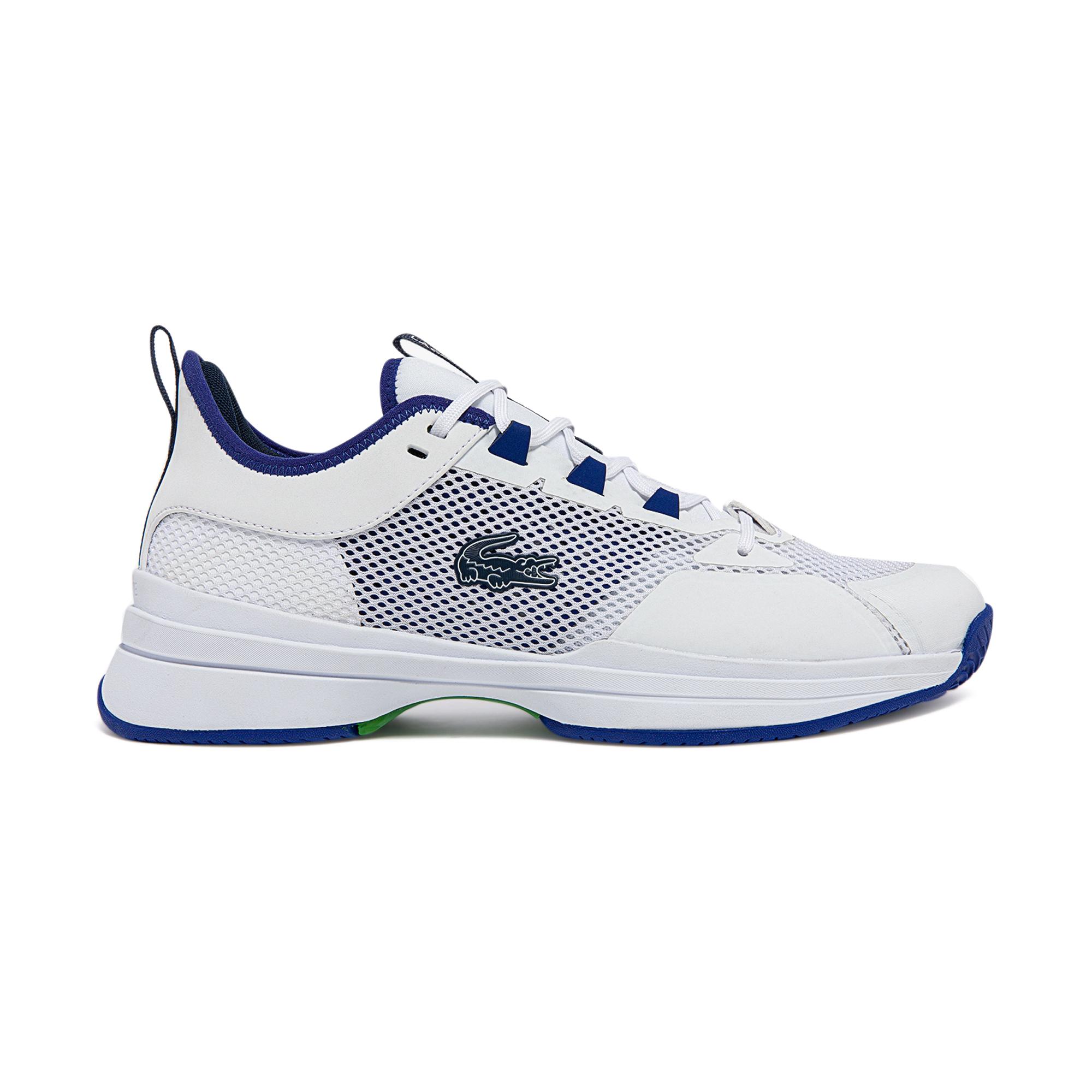 Lacoste Men`s AG-LT Tennis Shoes White and Blue