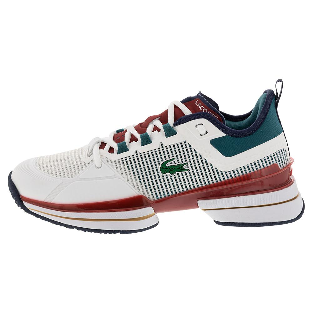 Lacoste Women`s AG-LT Tennis Shoes White and Red