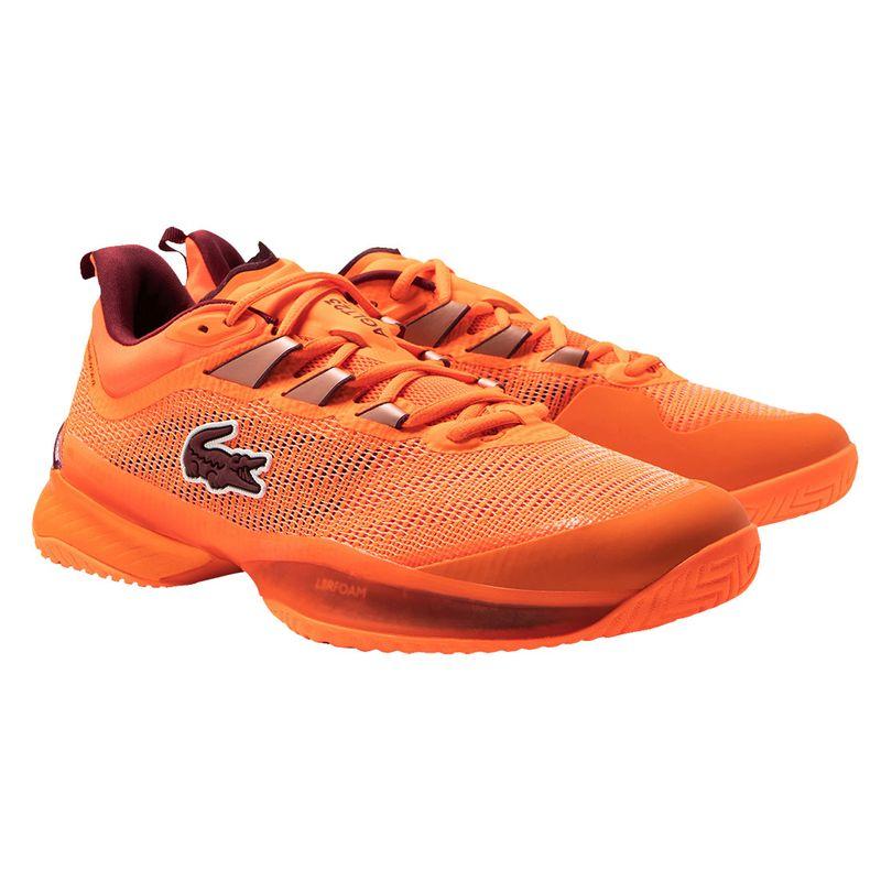 Lacoste Women`s AG-LT23 Ultra Tennis Shoes Orange
