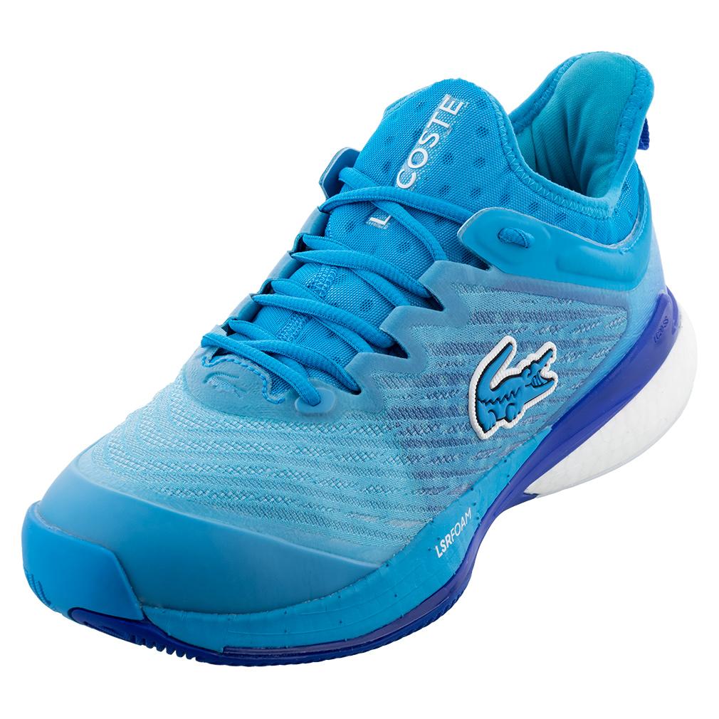Lacoste Men`s AG-LT23 Lite Tennis Shoes Blue