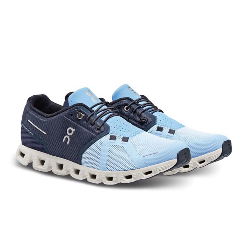 On Cloud 5 Men`s Running Shoes Midnight and Chambray