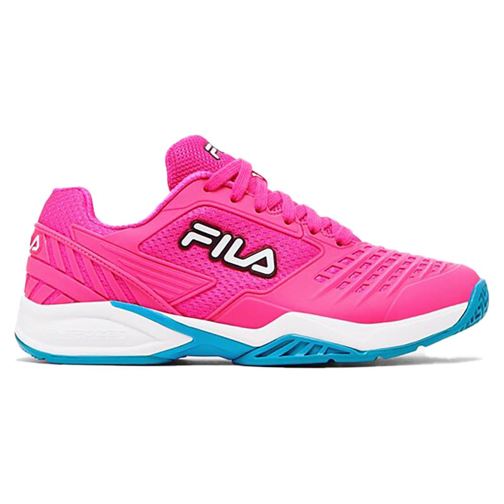 Fila Women`s Axilus 2 Energized Tennis Shoes Pink Glo and White