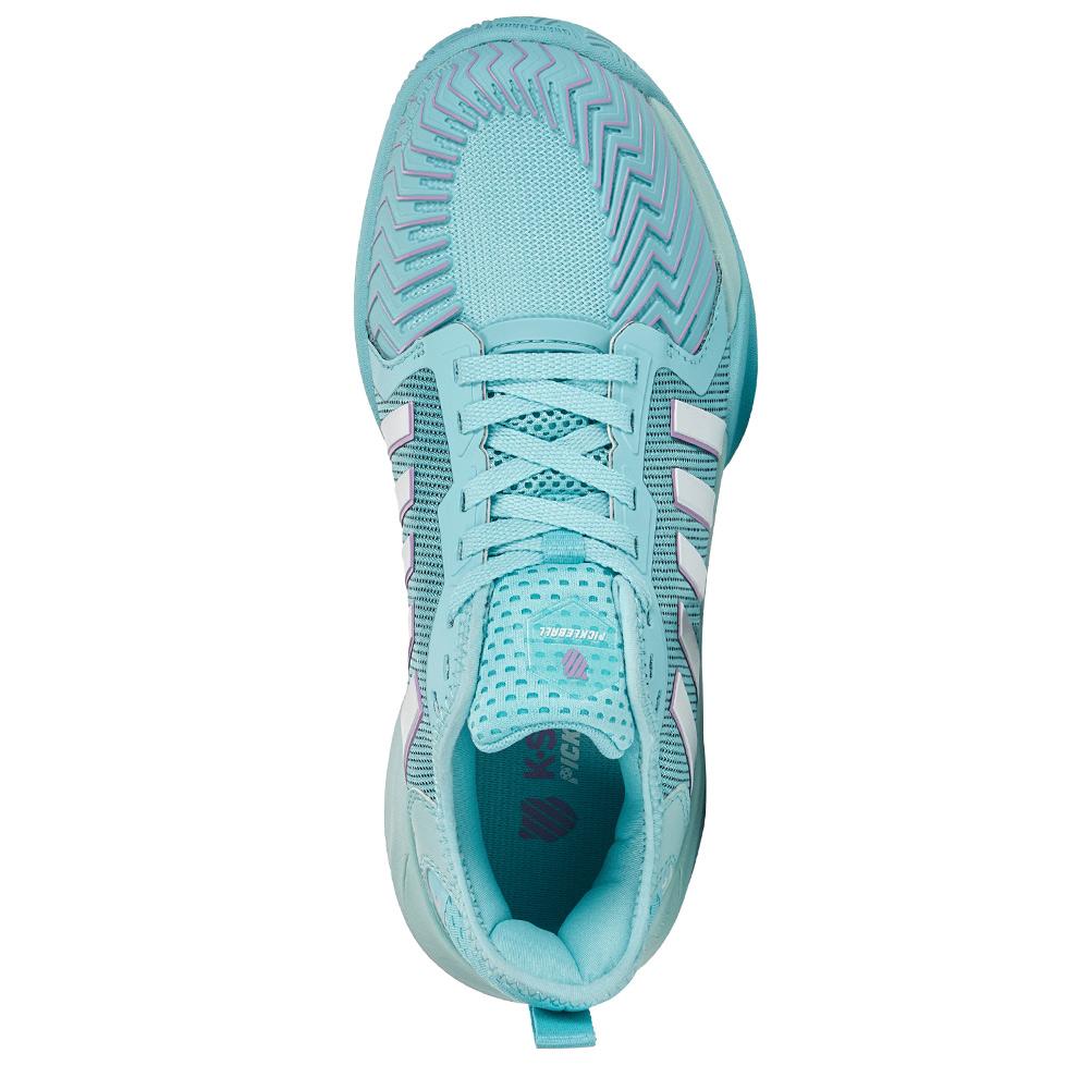 K-Swiss Women`s Pickleball Supreme Shoes Angel Blue and Sheer Lilac