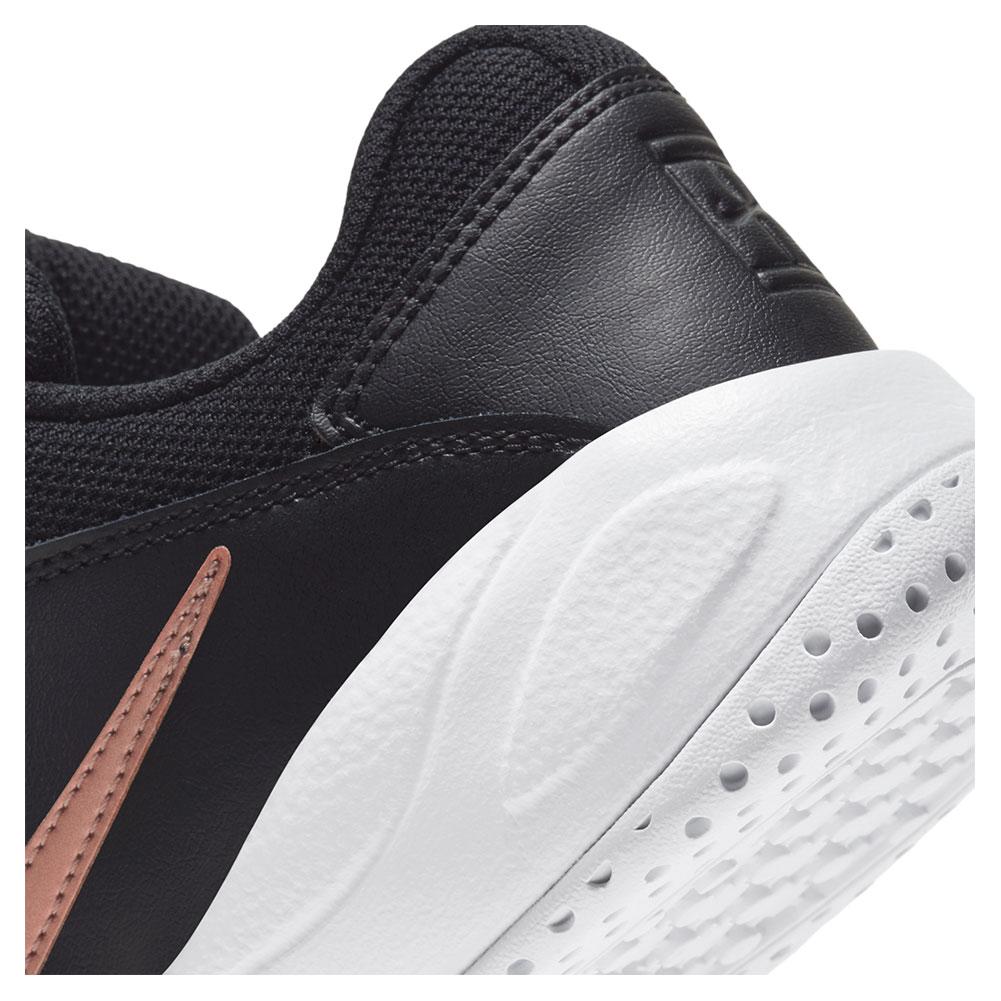 Women's Nike Court Lite 2 Tennis Shoes Black & Metallic Red Bronze