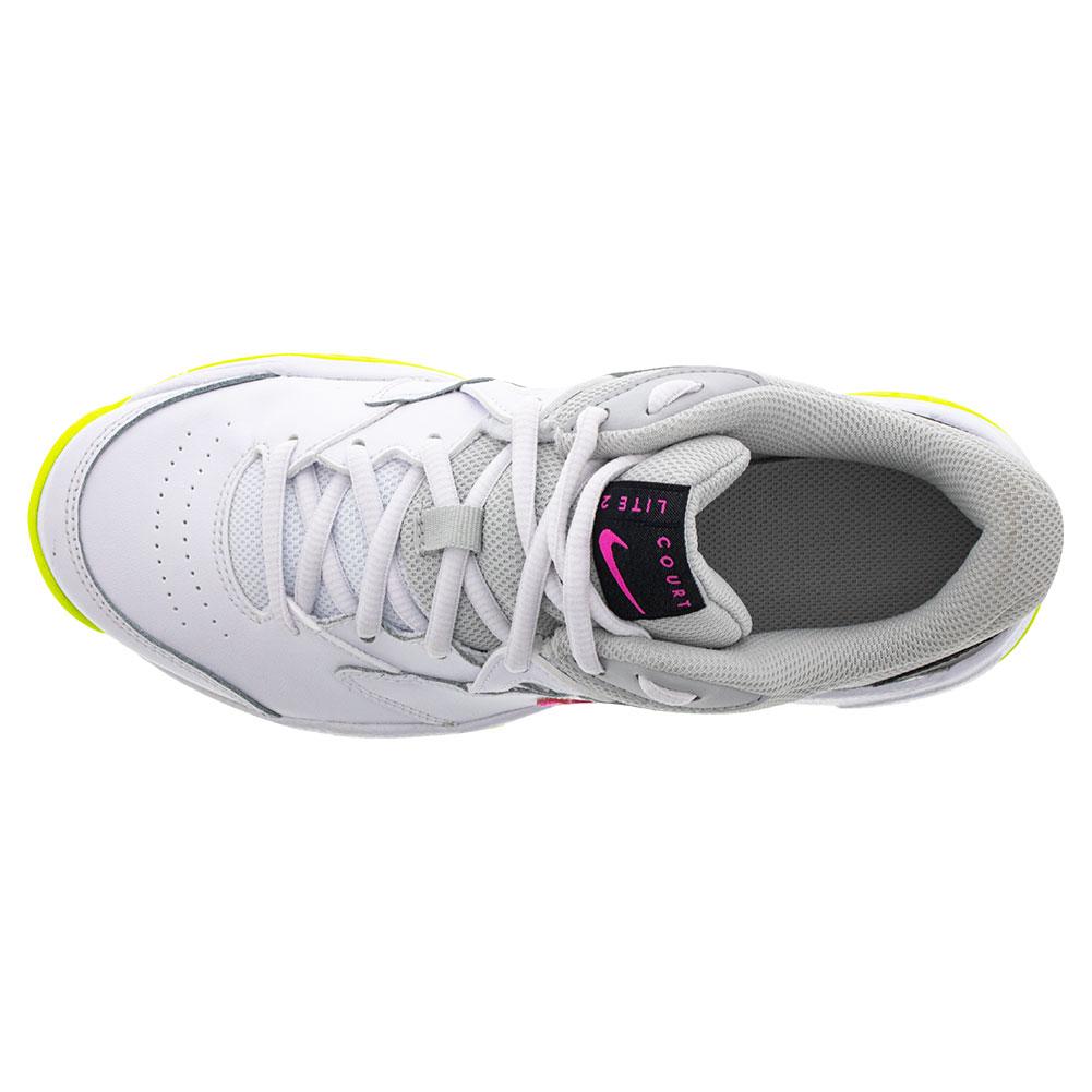 Nike Women`s Court Lite 2 Tennis Shoes White and Laser Fuchsia | Tennis  Express | AR8838-107