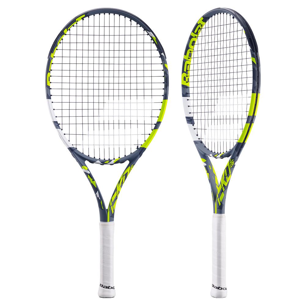 Babolat Aero Junior 25 Prestrung Tennis Racquet Grey and Yellow