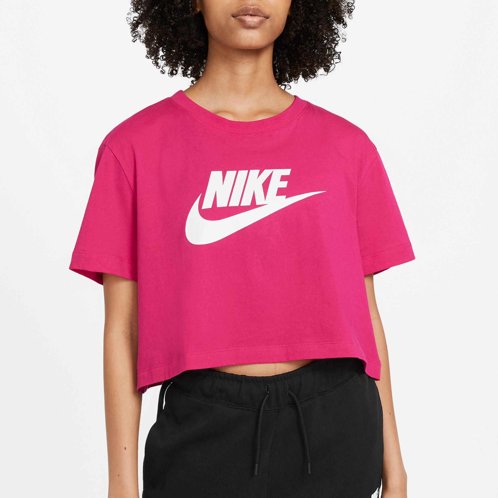 Nike Women`s Sportswear Essential Cropped Logo T-Shirt