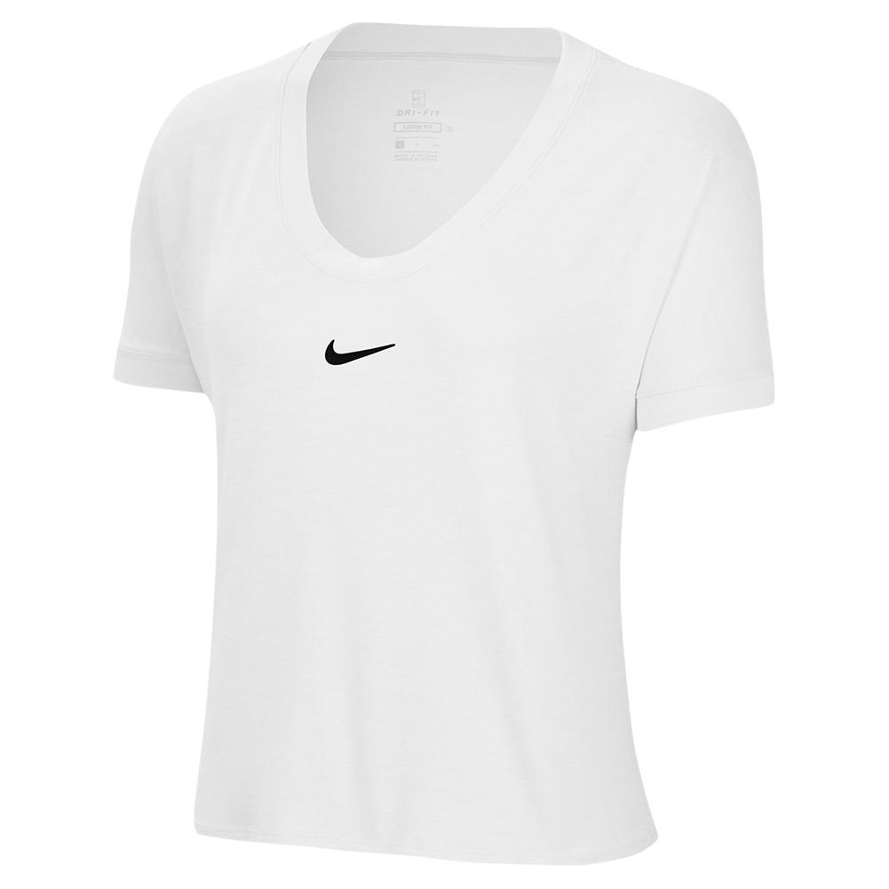 Nike Women's Court Dry Elevated Essentials Tennis Top