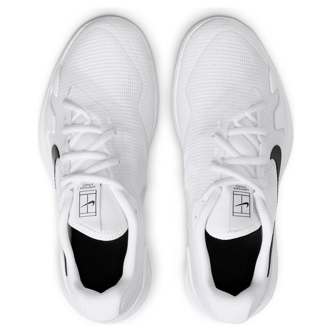 NikeCourt Junior`s Vapor Pro Tennis Shoes White and Black