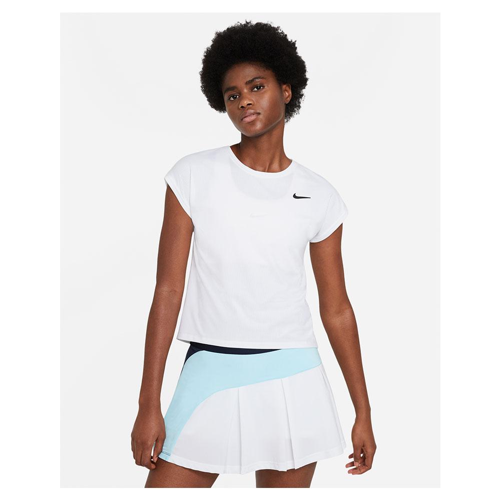 Nike Women's Court Dri-FIT Victory Short Sleeve Tennis Top
