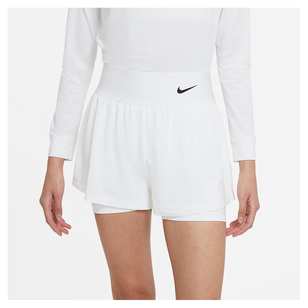 Nike Women`s Court Advantage Tennis Shorts White