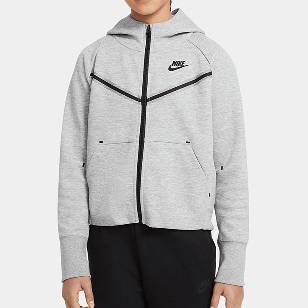 Nike Girls` Sportswear Tech Fleece Full-Zip Hoodie