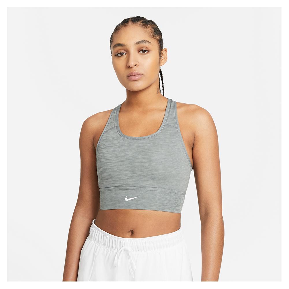 Nike Women`s Swoosh Medium-Support Longline Sports Bra