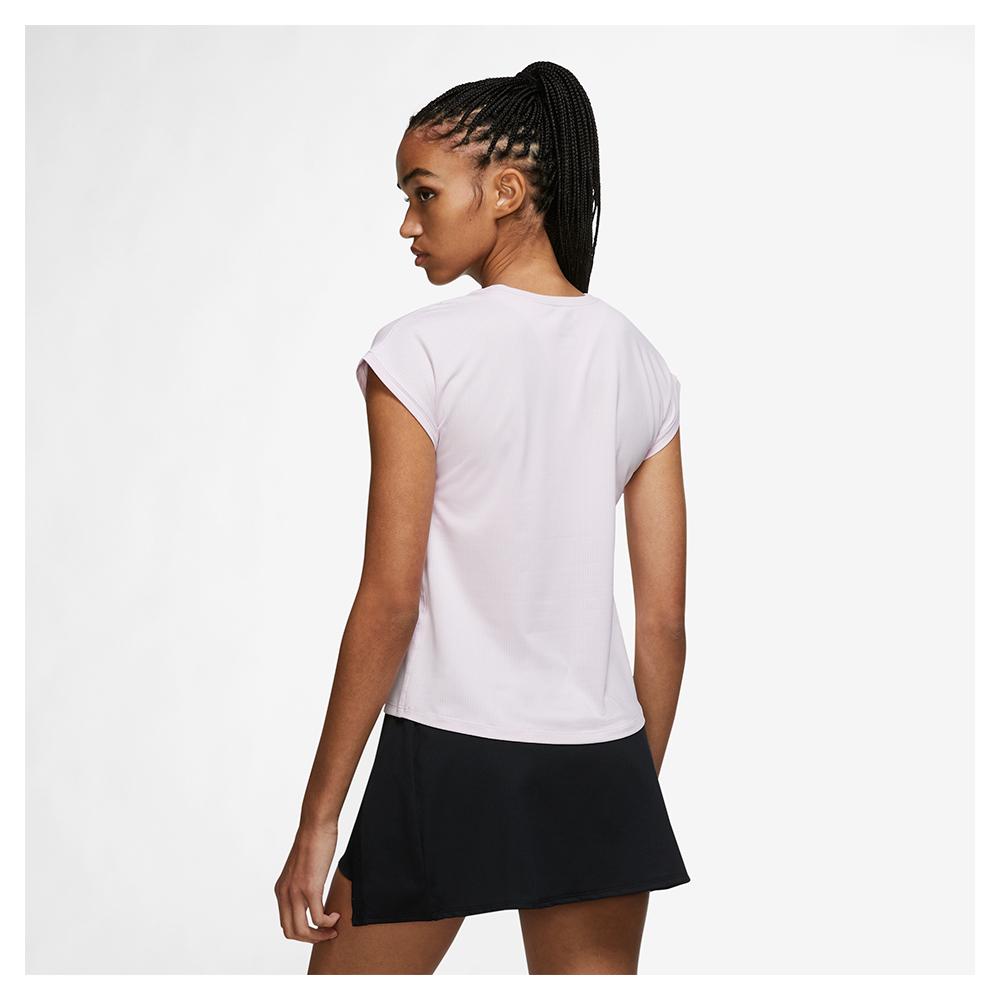 Nike Women's Court Dri-FIT Victory Short Sleeve Tennis Top Plus Size |  Tennis Express
