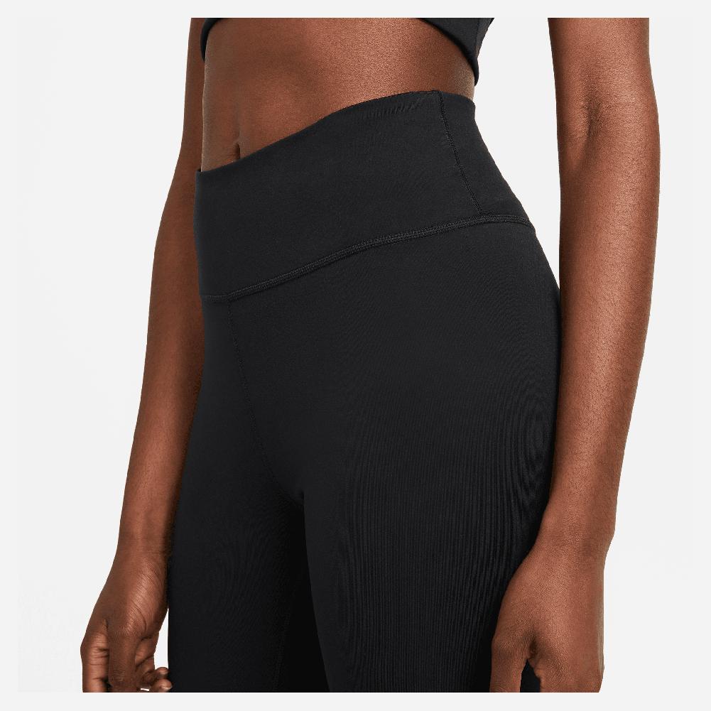 Nike Women`s One Mid-Rise 7/8 Mesh-Paneled Leggings