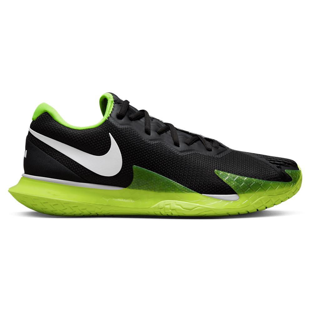 NikeCourt Men`s Rafa Zoom Vapor Cage 4 Tennis Shoes Off Noir and White