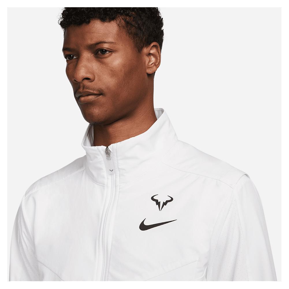 Nike Men`s Rafa Court Tennis Jacket White