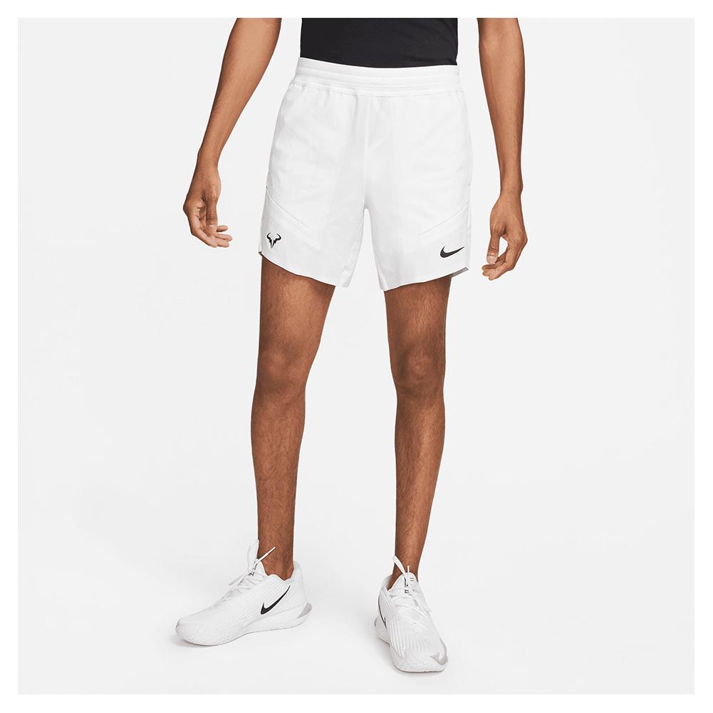Nike Men`s Rafa Court Dri-FIT Advantage 7 Inch Tennis Short White