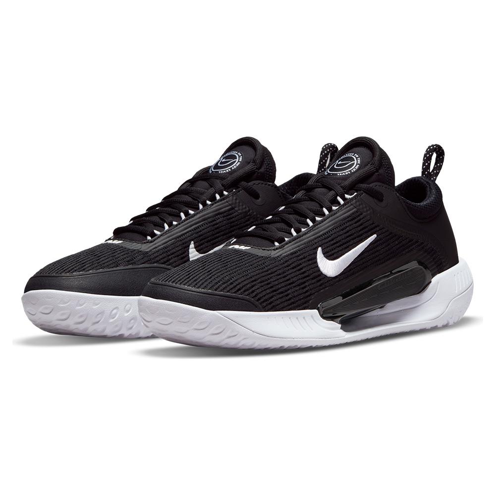 NikeCourt Men`s Zoom NXT Tennis Shoes Black and White
