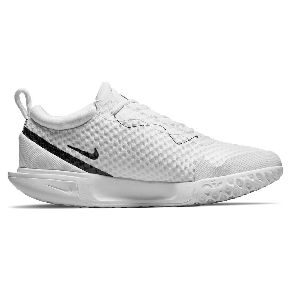 NikeCourt Men`s Zoom Pro Tennis Shoes White and Black