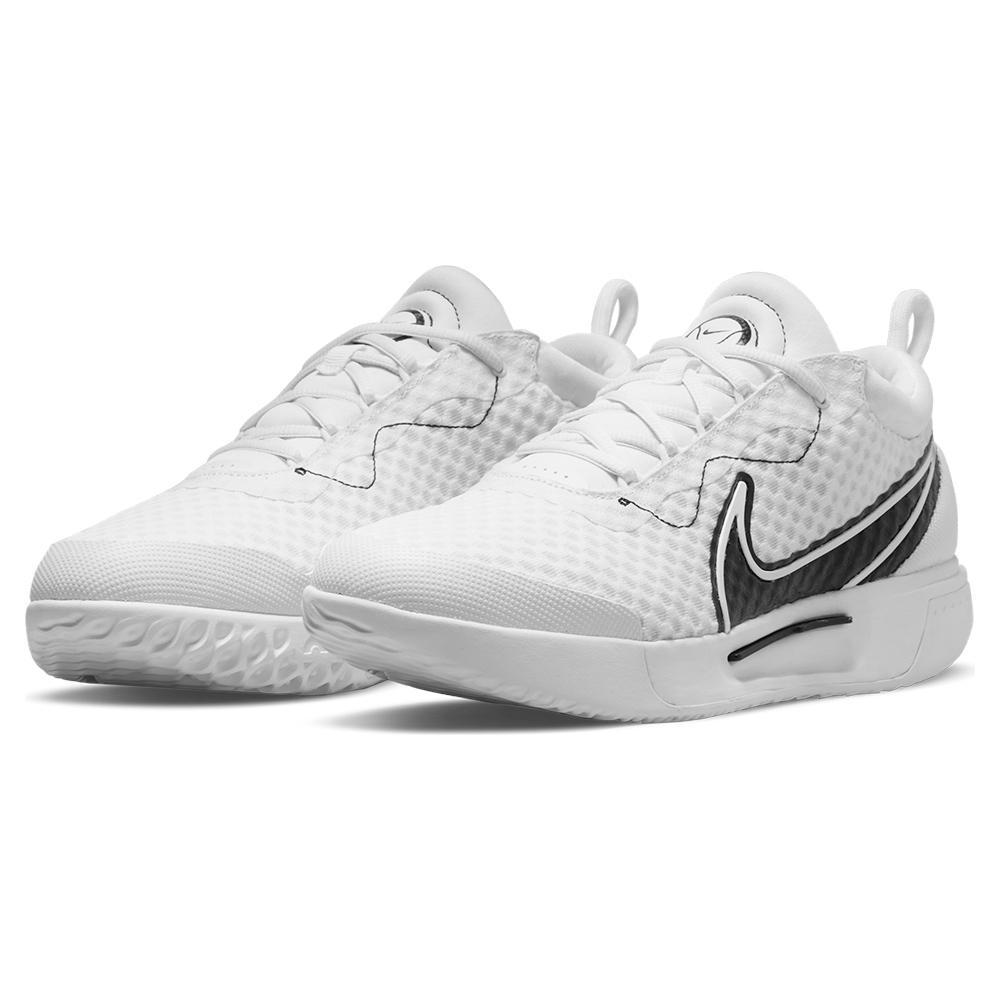 NikeCourt Men`s Zoom Pro Tennis Shoes White and Black