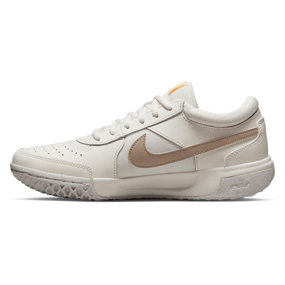 NikeCourt Women`s Zoom Lite 3 Tennis Shoes Sail and Sanddrift