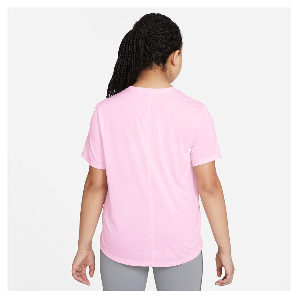 Nike Girls\' Dri-FIT One Short-Sleeve Top (Extended Size)