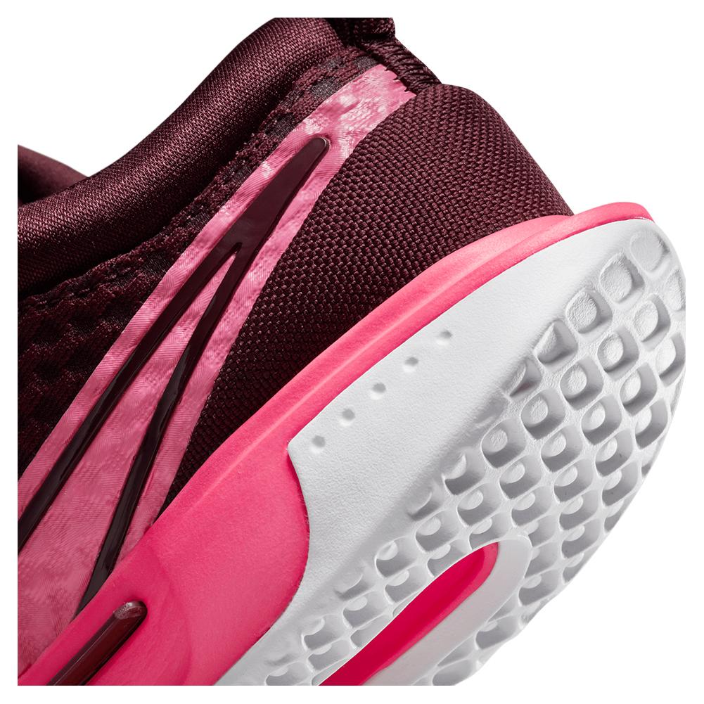 NikeCourt Women`s Zoom Pro Premium Tennis Shoes Burgundy Crush and Pinksicle