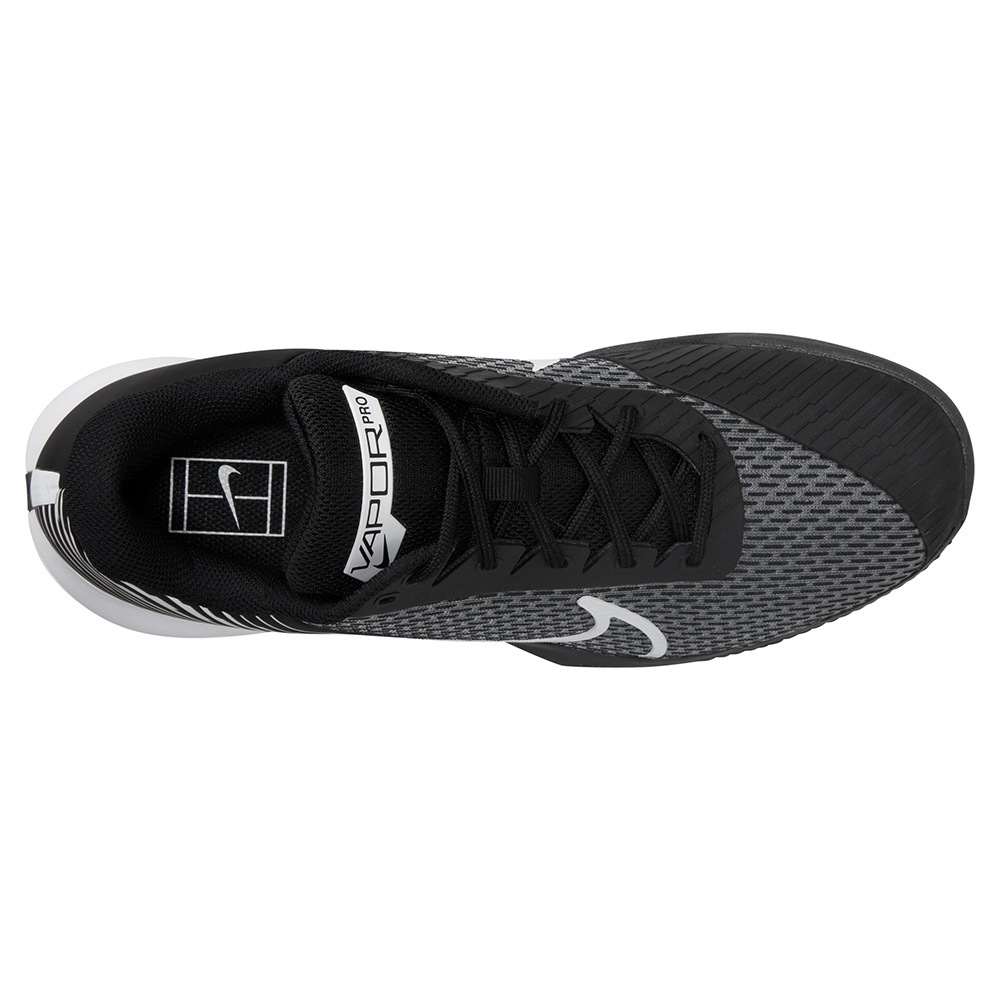 NikeCourt Men`s Air Zoom Vapor Pro 2 Tennis Shoes Black and White