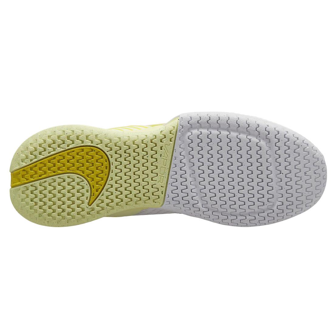 NikeCourt Women`s Air Zoom Vapor Pro 2 Tennis Shoes White and High Voltage