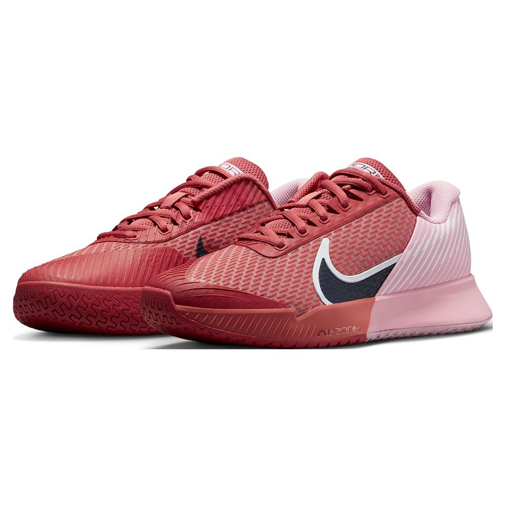 NikeCourt Women`s Air Zoom Vapor Pro 2 Tennis Shoes Adobe and Obsidian