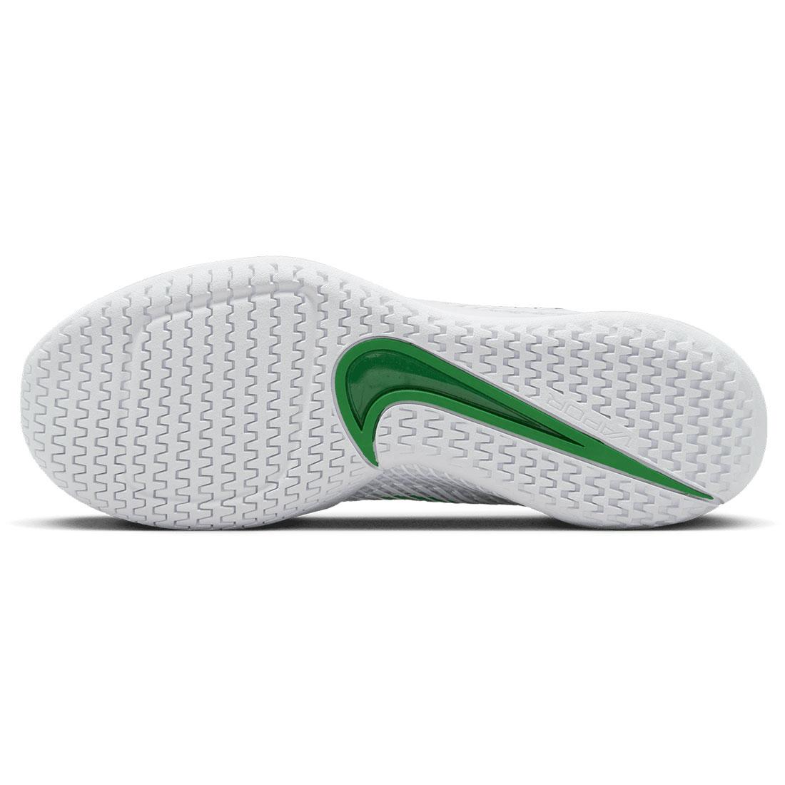 NikeCourt Women`s Air Zoom Vapor 11 Tennis Shoes White and Kelly Green