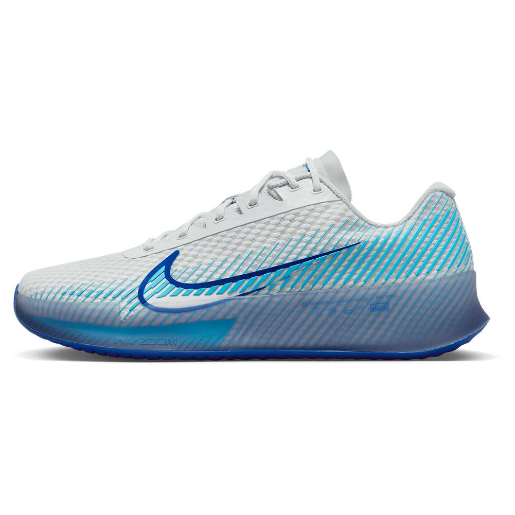 NikeCourt Men`s Air Zoom Vapor 11 Tennis Shoes Photon Dust and Game Royal