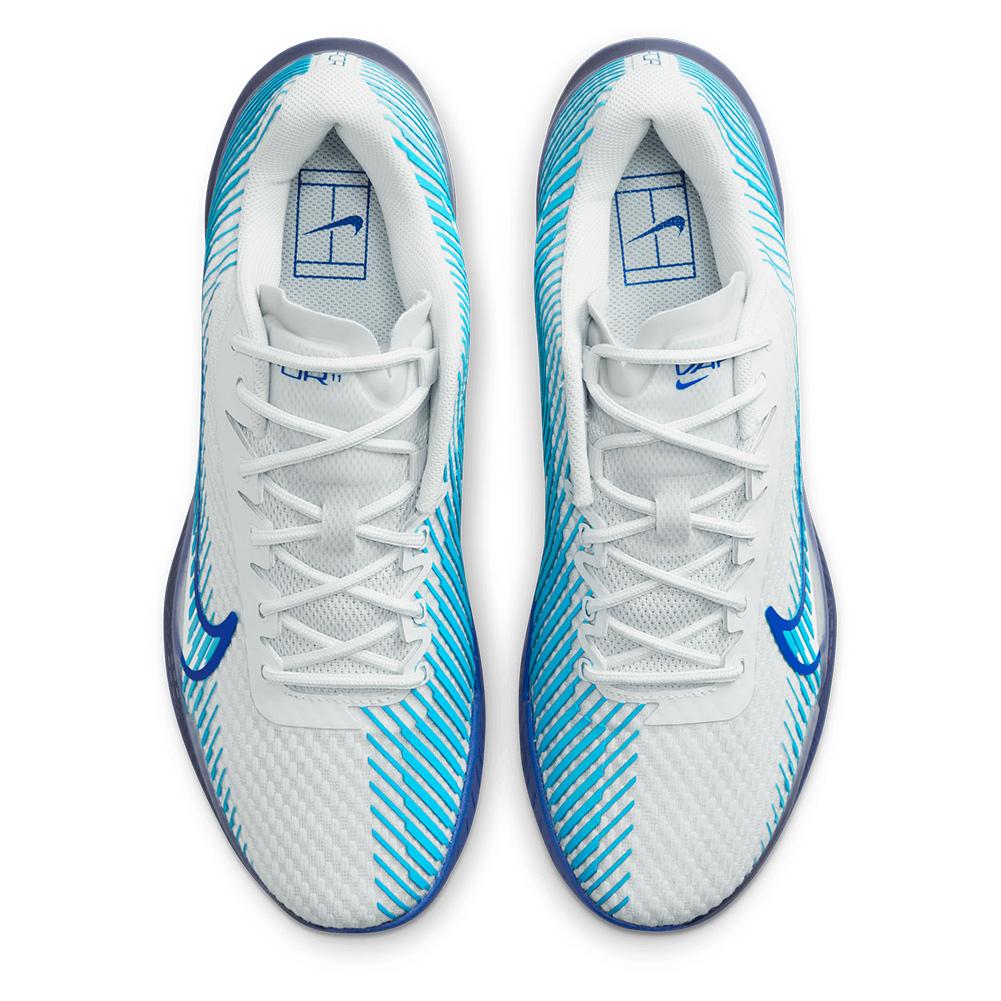 NikeCourt Men`s Air Zoom Vapor 11 Tennis Shoes Photon Dust and Game Royal